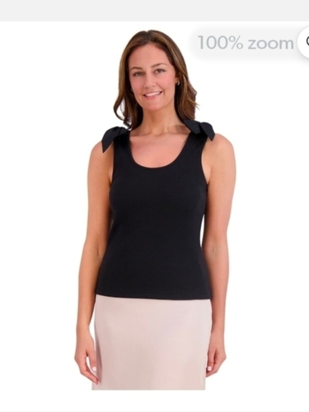 French Connection Bow Tank Top Women’s Size M